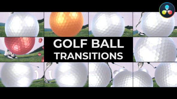 Golf Ball Transitions for DaVinci Resolve