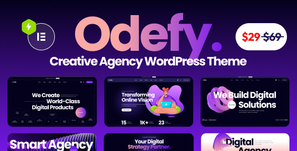 Odefy - Creative Multipurpose WordPress Theme