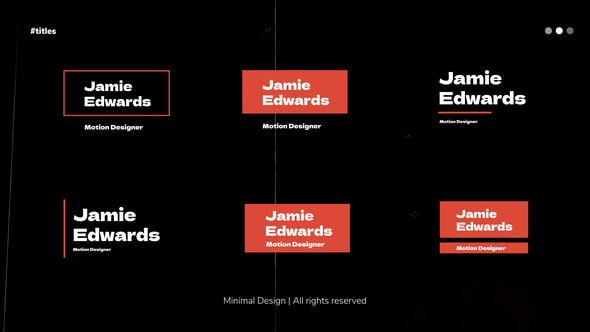 Minimal Lower Thirds | FCPX alt