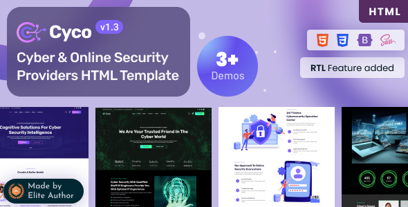 Cyco - Cyber & Online Security Services Bootstrap 5 Template