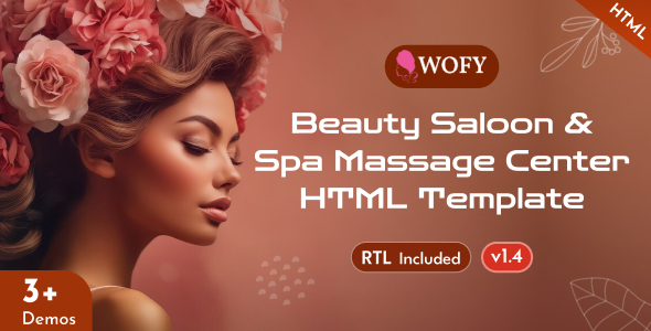 Wofy - Beauty Saloon & Spa Massage Bootstrap 5 Template