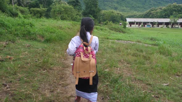 Rural Girl Go To School