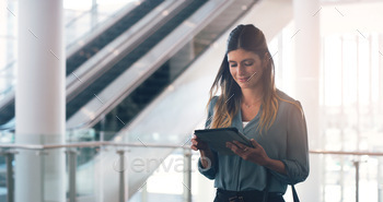 Her smart device keeps her ahead of the game