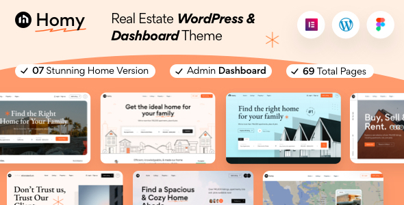 Homy – Real Estate WordPress Theme