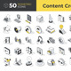 Content Creation Isometric Icons Set - GraphicRiver Item for Sale