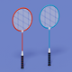 Cartoon Badminton Racket 3D model - 3DOcean Item for Sale