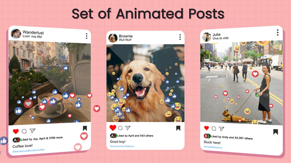 Animated Instagram Hearts