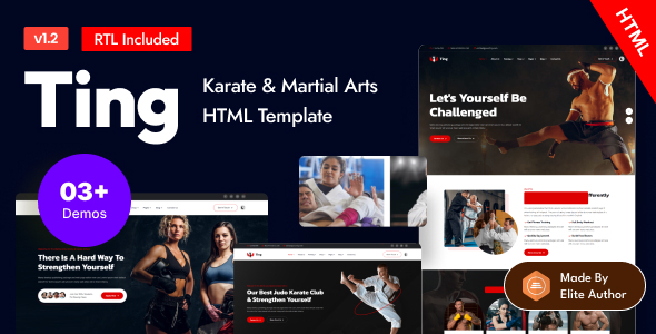 Ting - Karate & Martial Arts Bootstrap 5 Template