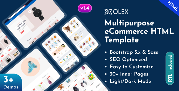 Olex - eCommerce Shop Bootstrap 5 Template