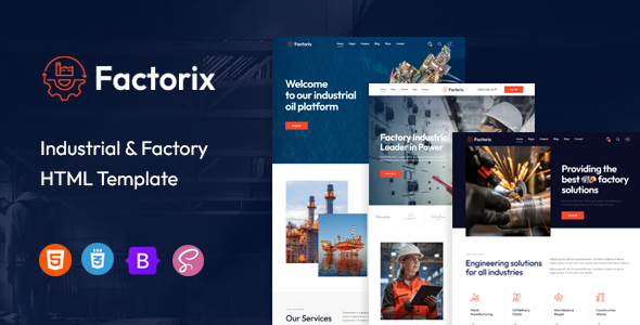 Factorix | Factory & Industrial HTML Template