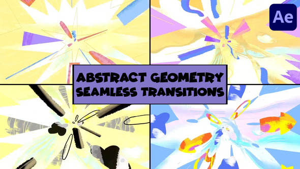 Abstract Geometry Seamless Transitions | After Effects alt