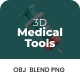 3D Medical Tools - 3DOcean Item for Sale