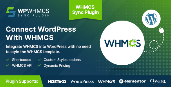 WHMCS Sync – WHMCS Integration Plugin for WordPress