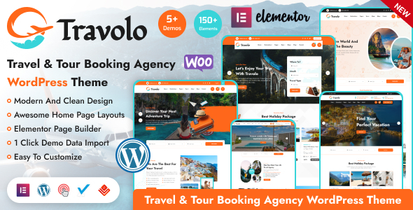 Travolo - Travel Agency & Tour BookingTheme