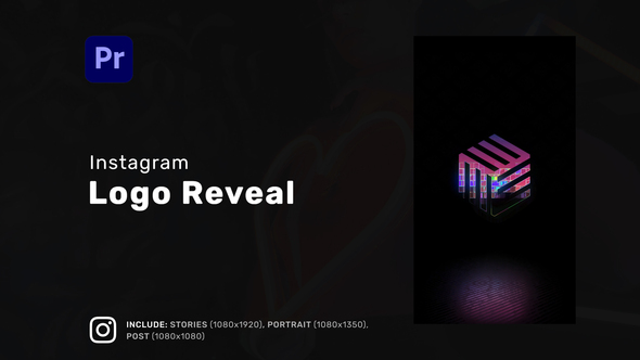 Logo Reveal Vertical Reel for Premiere Pro
