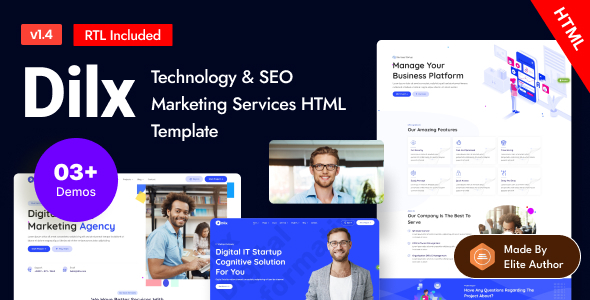 Dilx - Technology & SEO Marketing Services Bootstrap 5 Template