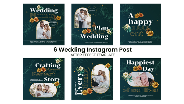 Wedding Day Instagram Post