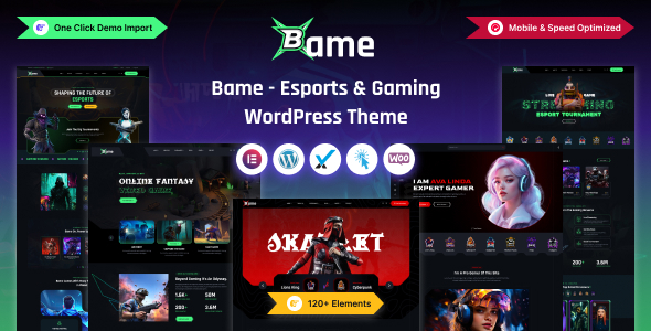 Bame - eSports and GamingTheme
