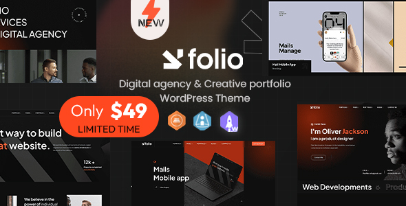 Webfolio - Creative Portfolio & Digital AgencyElementor Theme