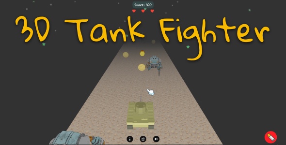 3D Tank Runner - Cross Platform Casual Game