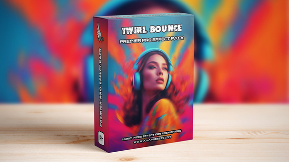 Twirl Corner Bounce Music Video Transition for Premiere Pro