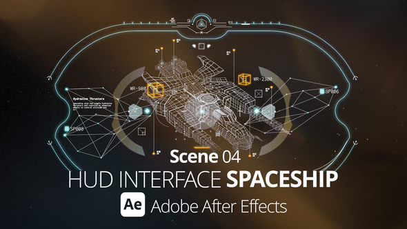 HUD Interface Spaceship 04 Ae alt