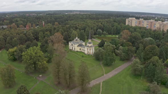 The Old Russian Estate is Located in a Picturesque Beautiful Place