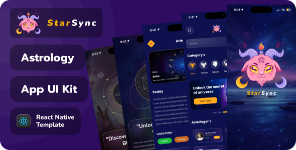 StarSync - Astro App React Native Template