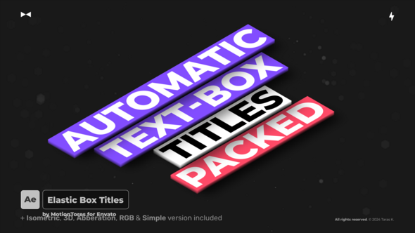 Elastic Box Titles \ AE