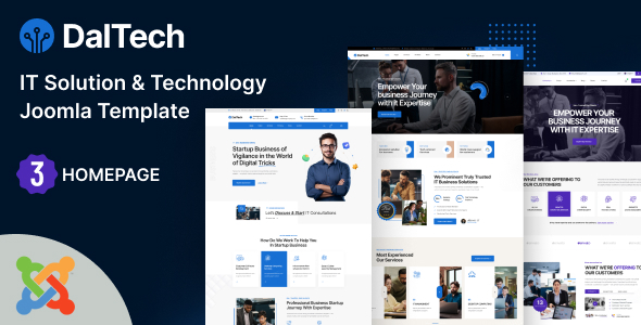 DalTech - IT Solution and Technology Joomla Template