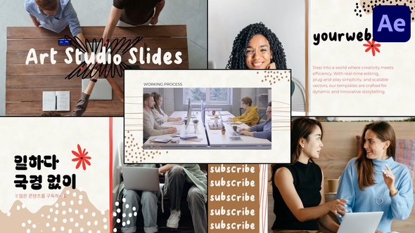 Portfolio Slides for After Effects alt