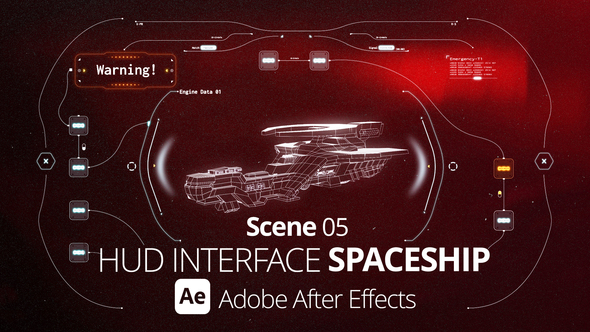 HUD Interface Spaceship 05 Ae alt
