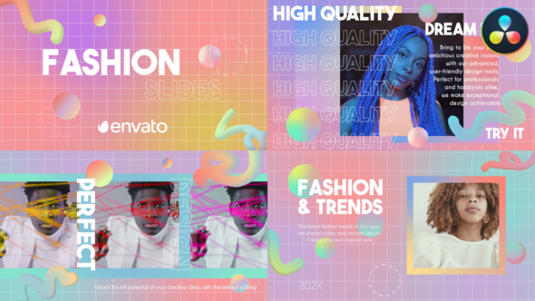 Fashion Slides for DaVinci Resolve