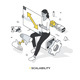Scalability Isometric Concept - GraphicRiver Item for Sale