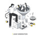 Lead Generation Isometric Scene - GraphicRiver Item for Sale
