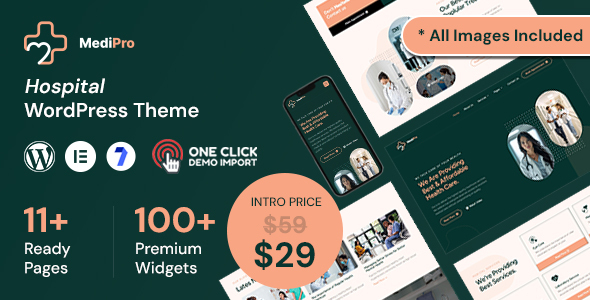 MediPro – Hospital WordPress Theme – 0 Sold!