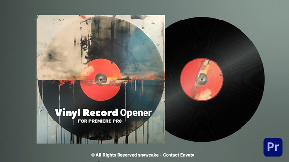 Vinyl Record Opener For Premiere Pro