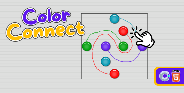 Color Connect - Puzzle - HTML5 Game (C3p)