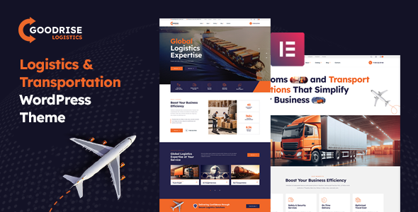 Goodrise – Logistics & Transportation WordPress Theme + RTL