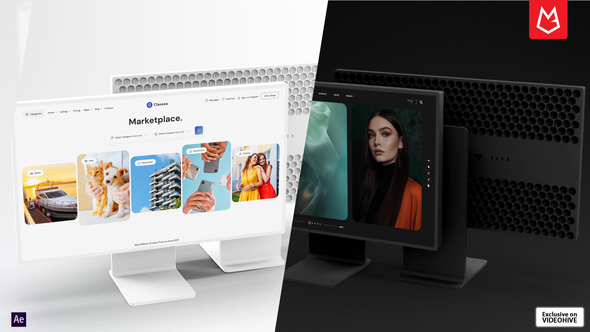 Dynamic Pro Display XDR Mockup | Website Presentation