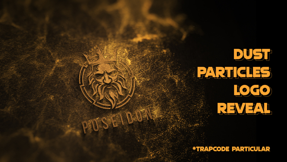 Dust Particles Gold Logo Reveal alt