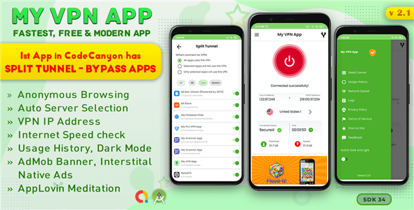 My VPN Android App (Android 14 Supported)