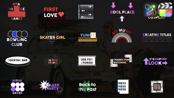 Creative Pixel Titles for FCPX alt