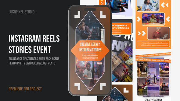 Instagram Vertical Stories Premiere Pro MOGRT