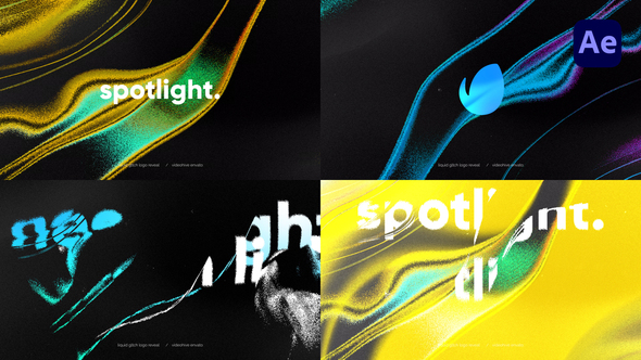Liquid Glitch Logo Reveals alt