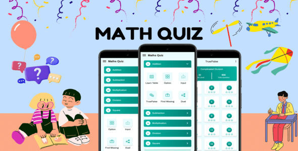 Math Quiz - Math Learning Brain Challenge