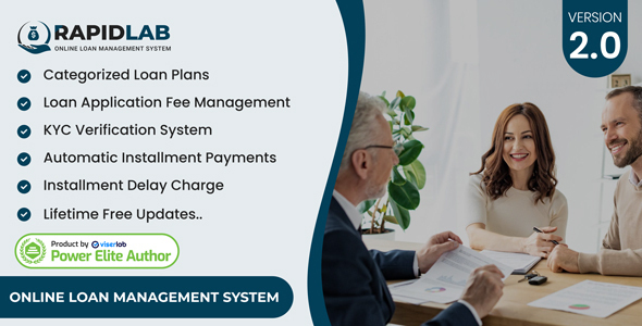 RapidLab – Online Loan Management System