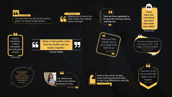 Minimal Quotes Text Titles alt