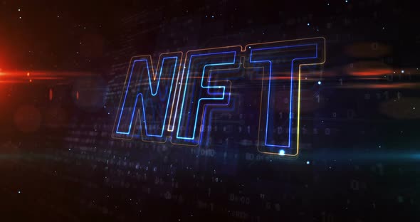 NFT crypto art symbol abstract concept