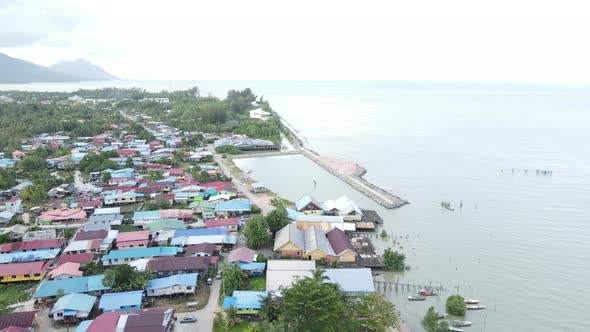 Prawn Fish Farm Aerial